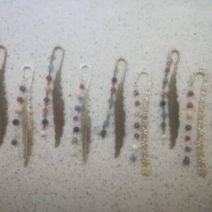 Semne de carte 7 Chakre, decorate manual cu Pietre Semipretioase