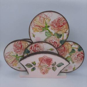 Set suport servetel + suporturi pahare